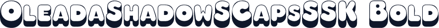 OleadaShadowSCapsSSK Bold
