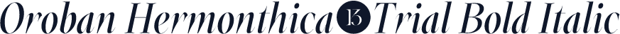 Oroban Hermonthica-Trial Bold Italic
