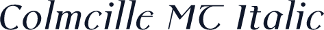 Colmcille MT Italic