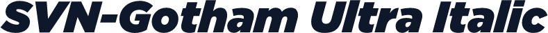 SVN-Gotham Ultra Italic