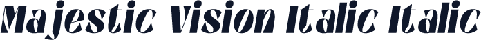 Majestic Vision Italic Italic
