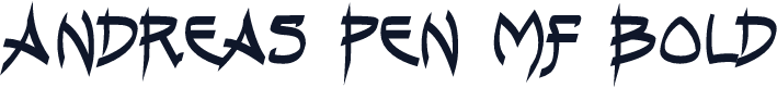 Andreas Pen MF Bold