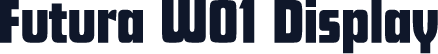 Futura W01 Display