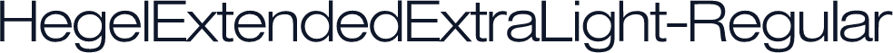 HegelExtendedExtraLight-Regular