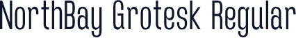 NorthBay Grotesk Regular