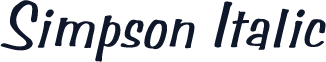 Simpson Italic