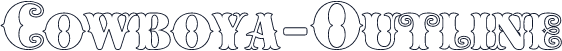 Cowboya-Outline
