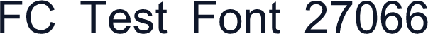FC Test Font 27066
