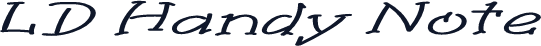 LD Handy Note