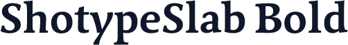 ShotypeSlab Bold
