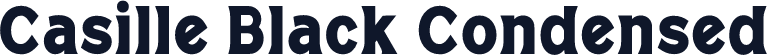 Casille Black Condensed