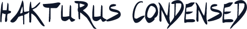 Hakturus Condensed