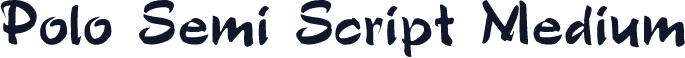 Polo Semi Script Medium
