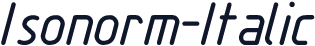Isonorm-Italic