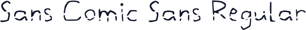 Sans Comic Sans Regular