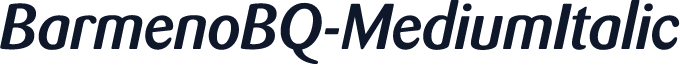 BarmenoBQ-MediumItalic
