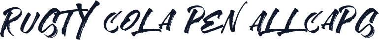 Rusty Cola Pen Allcaps