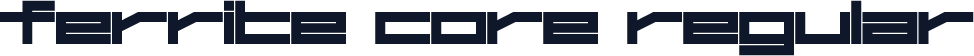 Ferrite Core Regular