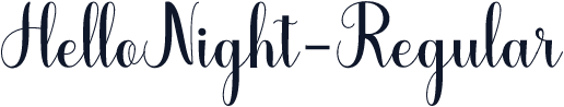 HelloNight-Regular