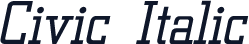 Civic Italic