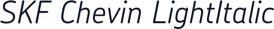 SKF Chevin LightItalic