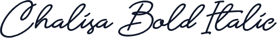 Chalisa Bold Italic