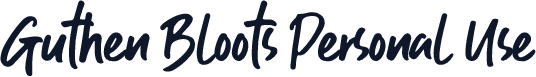 Guthen Bloots Personal Use
