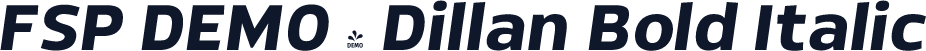 FSP DEMO - Dillan Bold Italic