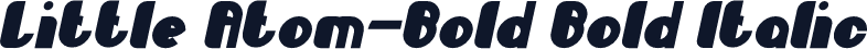 Little Atom-Bold Bold Italic
