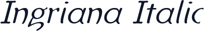 Ingriana Italic