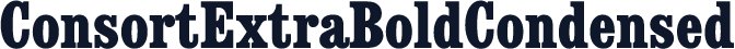 ConsortExtraBoldCondensed