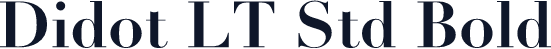 Didot LT Std Bold