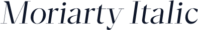 Moriarty Italic