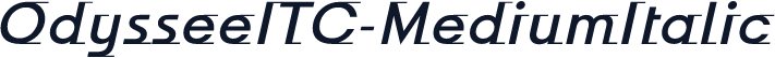 OdysseeITC-MediumItalic