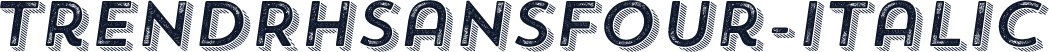 TrendRhSansFour-Italic
