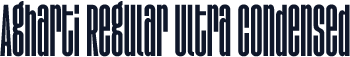 Agharti Regular Ultra Condensed