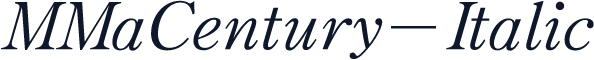 MMaCentury-Italic