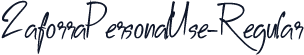ZaforraPersonalUse-Regular