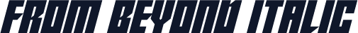 From Beyond Italic