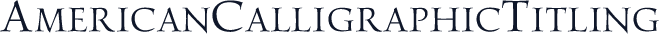 AmericanCalligraphicTitling
