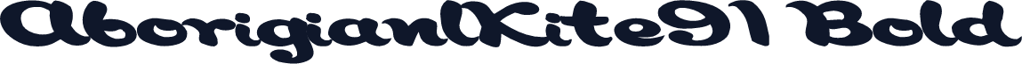 AborigianlKite91 Bold