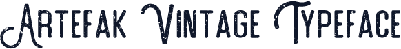 Artefak Vintage Typeface