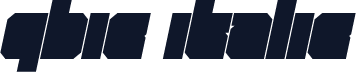 Qbic Italic