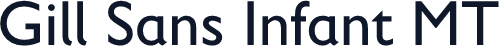 Gill Sans Infant MT