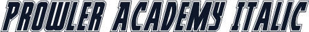 Prowler Academy Italic