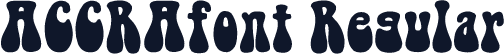 ACCRAfont Regular