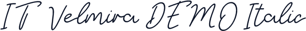 IT Velmira DEMO Italic