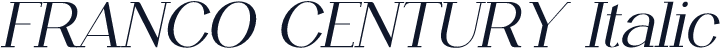 FRANCO CENTURY Italic