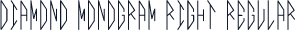 Diamond Monogram Right Regular