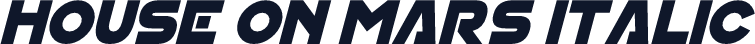 House On Mars Italic